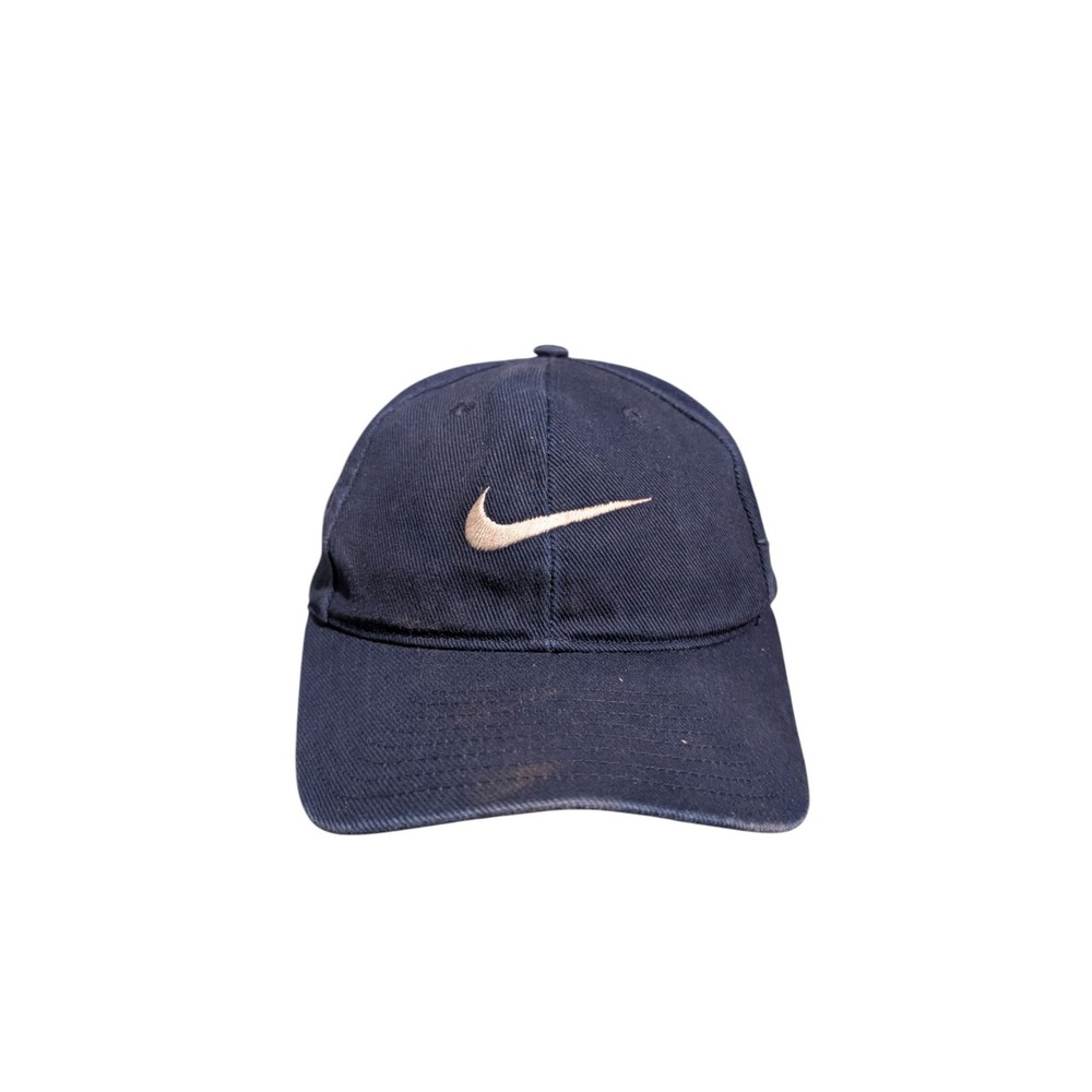 Vintage Nike Sportswear Hat Cap Snapback Canvas Embroidered Logo Small Swoosh
